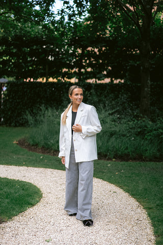 Mira Blazer White