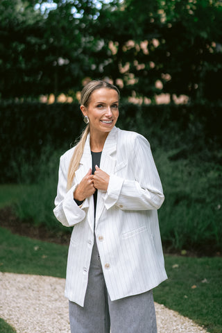 Mira Blazer White