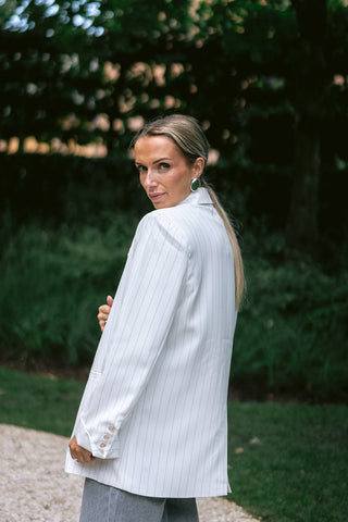 Mira Blazer White