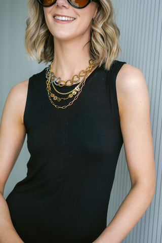 Veluna Necklace Gold & Silver