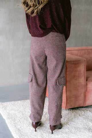 Miska Trousers Burgundy