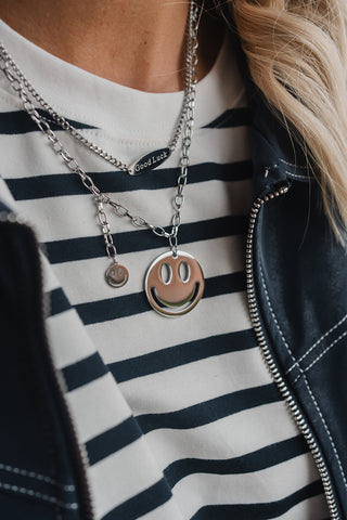 Mister Smile Necklace Silver