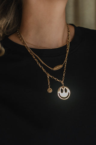 Mister Smile Necklace Gold