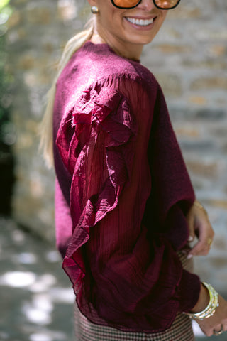 Nesta Sweater Bordeaux