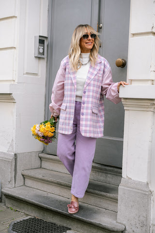 Nini Denim Trousers Lilac