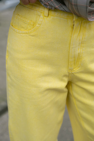 Nini Denim Trousers Yellow