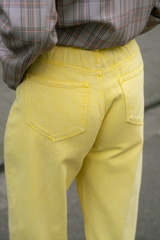 Nini Denim Trousers Yellow