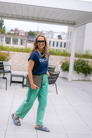 Nini Denim Trousers Green