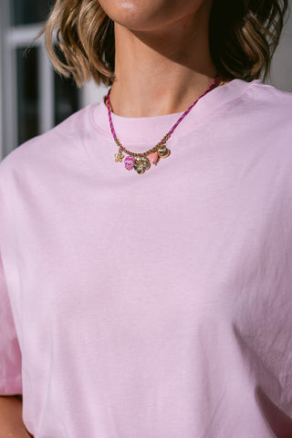 Noah-Reed Necklace Pink