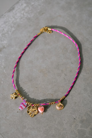 Noah-Reed Necklace Pink