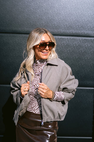 Noctra Bomber Taupe