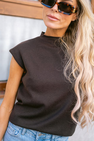 Nova Knit Top Brown