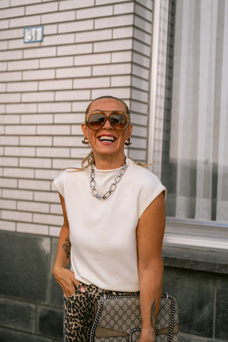 Nova Knit Top Cream