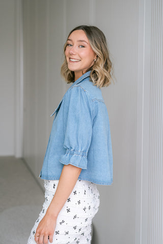Novéa Denim Blouse Blue