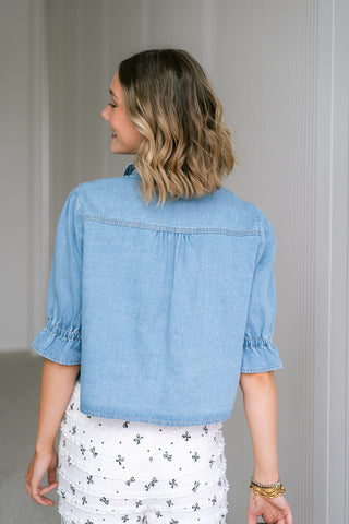 Novéa Denim Blouse Blue