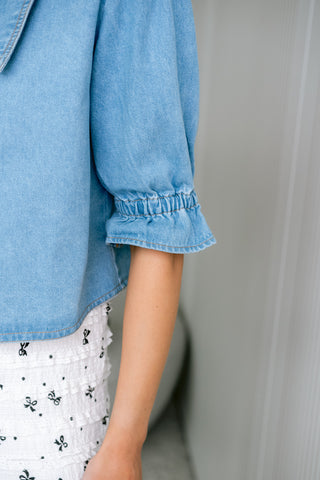 Novéa Denim Blouse Blue