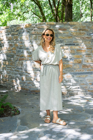 Oona T-shirt Dress Grey