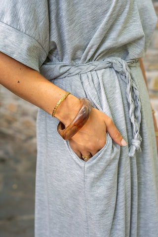 Oona T-shirt Dress Grey