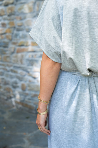 Oona T-shirt Dress Grey