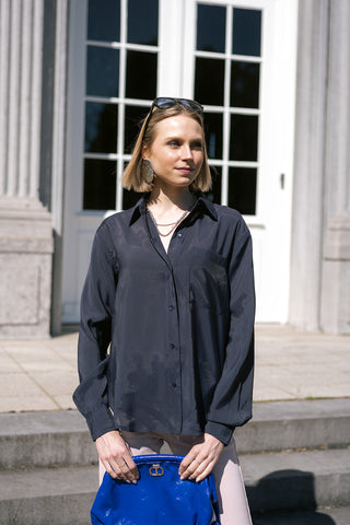 Orilise Blouse Navy