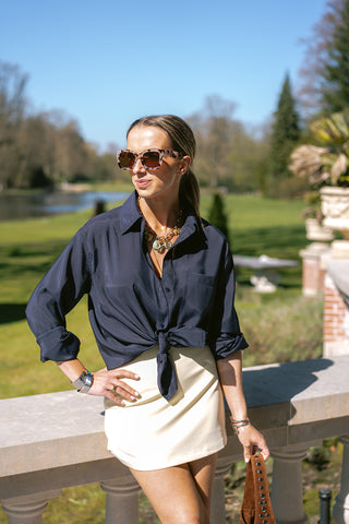 Orilise Blouse Navy