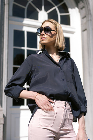 Orilise Blouse Navy
