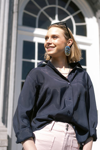 Orilise Blouse Navy
