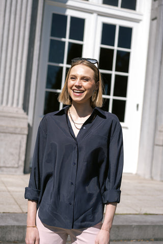 Orilise Blouse Navy