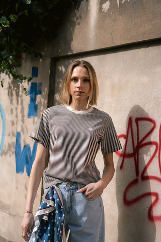 Pisa Striped T-shirt Black/White