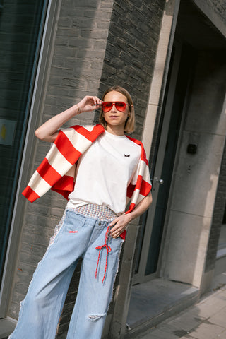 Pisa Dog T-shirt White