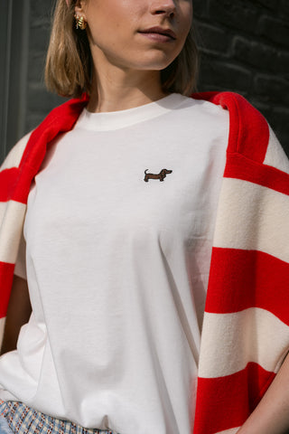 Pisa Dog T-shirt White