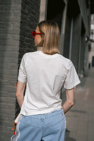 Pisa Dog T-shirt White