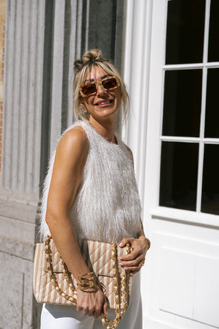 Plumie Top White