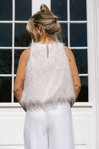 Plumie Top White
