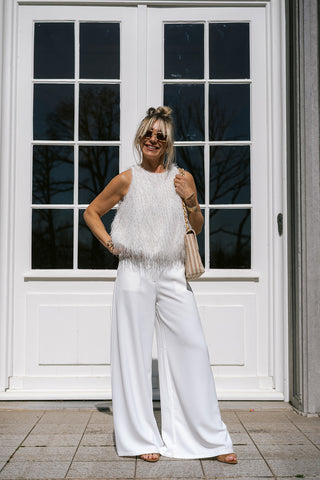 Plumie Top White