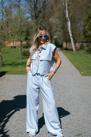 Poches Co-ord Blue