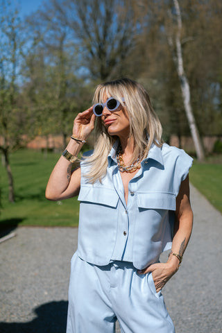 Poches Co-ord Blue