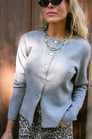 Prime Cardigan Grey