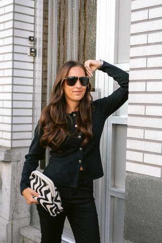 Prime Cardigan Black