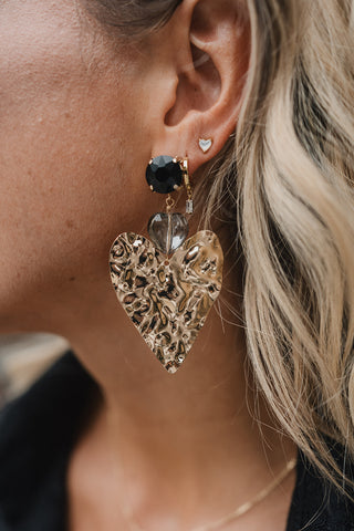 Quiero Earrings Black