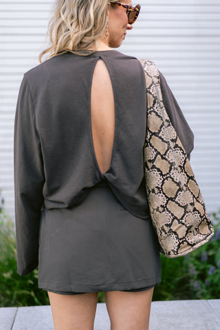 Rim T-shirt Brown