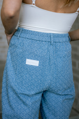 Riven Trousers Blue