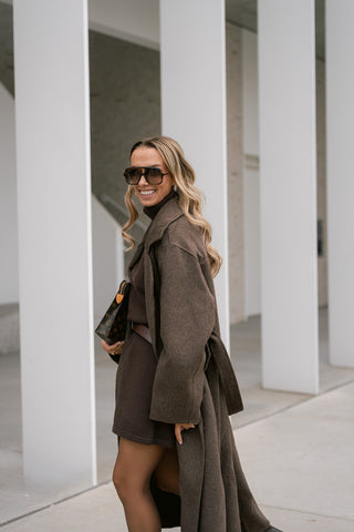 River Coat Brown