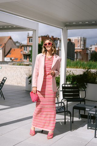 Rosa Knit Dress Pink