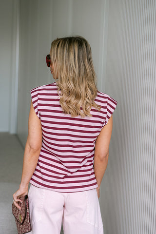 Rosali Polo T-shirt Pink