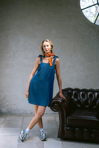 Rosemary Dress Blue