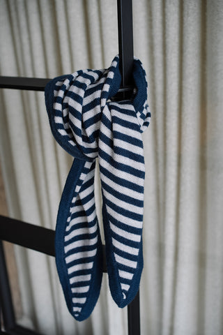 Rubi Striped Scarf Blue