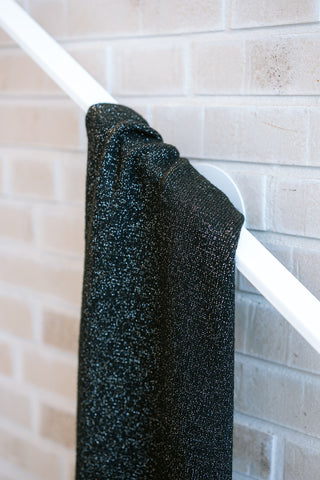 Rue Glitter Scarf Black