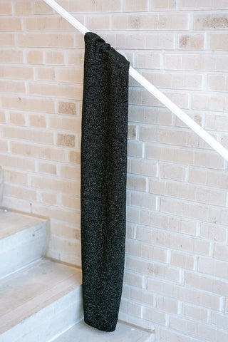 Rue Glitter Scarf Black