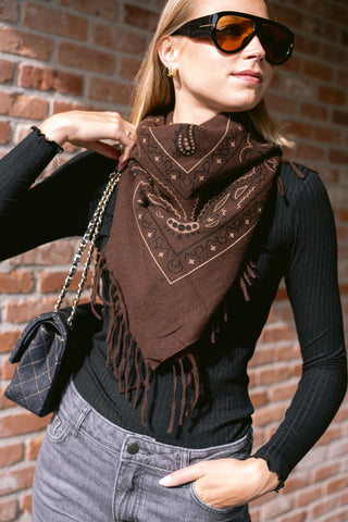 SammyJo Scarf Brown